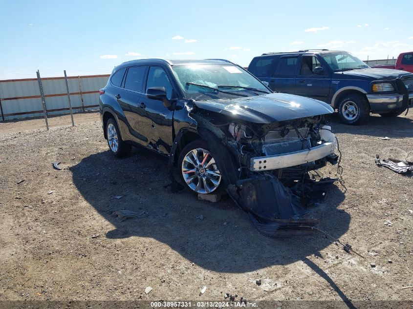 2021 Toyota Highlander Hybrid Limited VIN: 5TDXBRCH1MS531533 Lot: 38957331