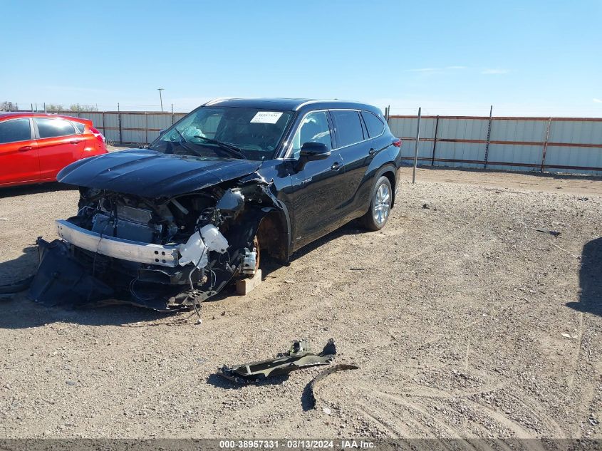 5TDXBRCH1MS531533 2021 Toyota Highlander Hybrid Limited