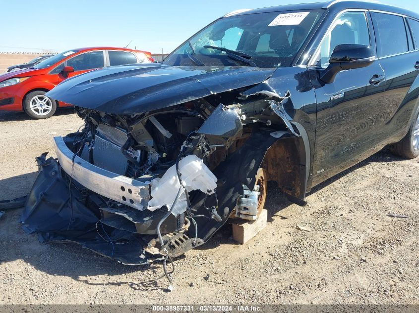 5TDXBRCH1MS531533 2021 Toyota Highlander Hybrid Limited