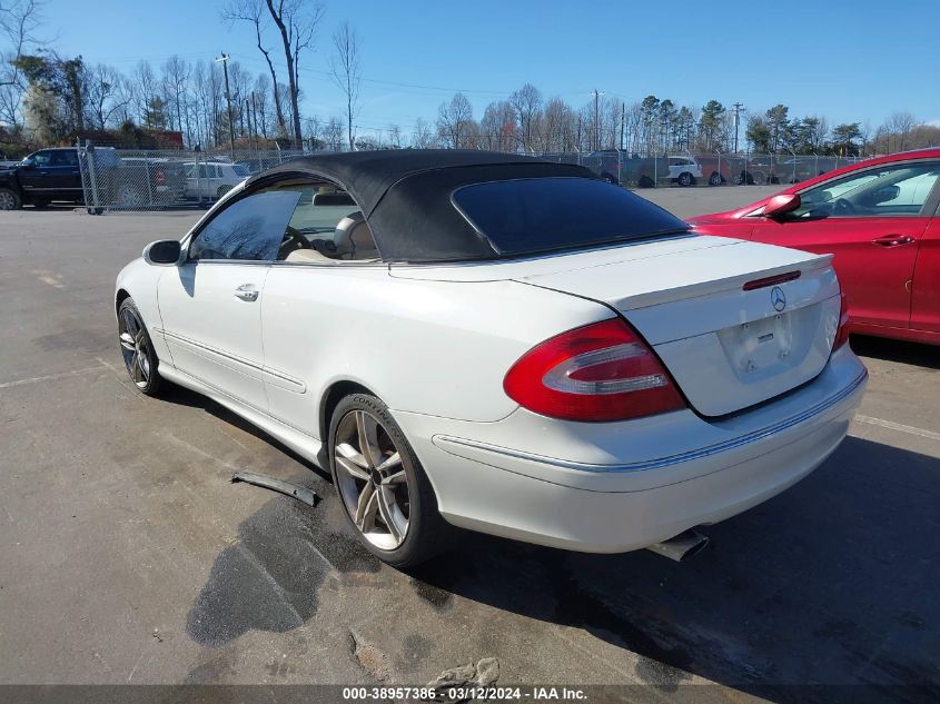 WDBTK75J25F155492 | 2005 MERCEDES-BENZ CLK 500