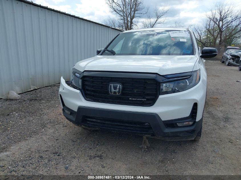 2021 Honda Ridgeline Black Edition VIN: 5FPYK3F86MB022241 Lot: 38957481