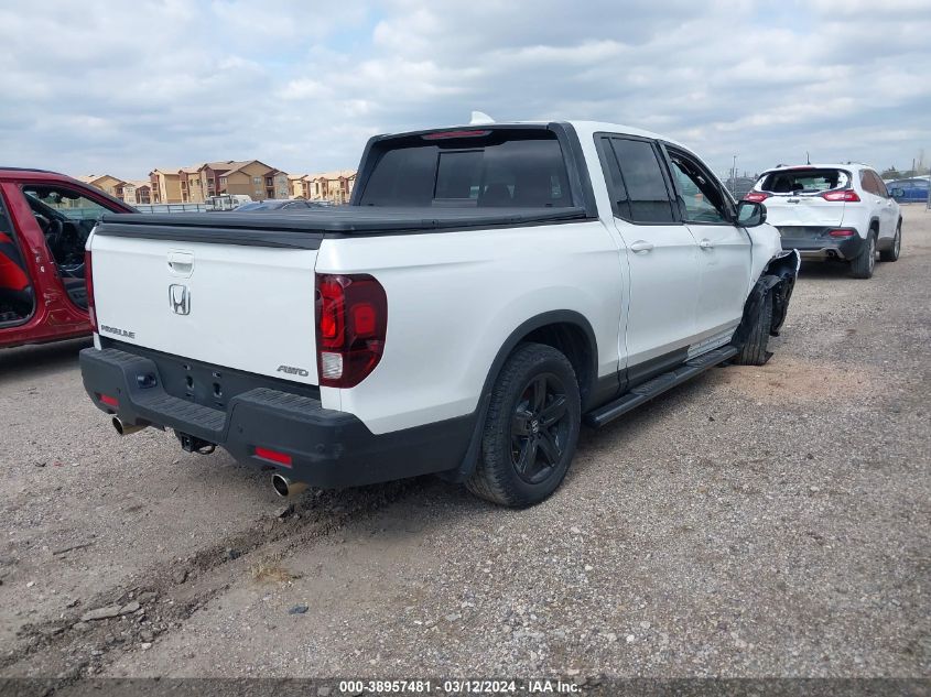 2021 Honda Ridgeline Black Edition VIN: 5FPYK3F86MB022241 Lot: 38957481