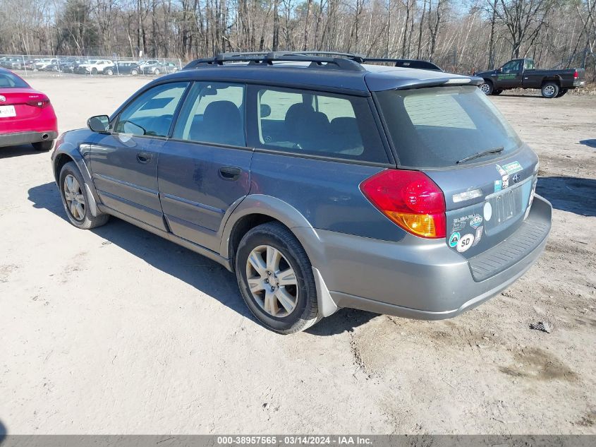 4S4BP61C657393822 | 2005 SUBARU OUTBACK