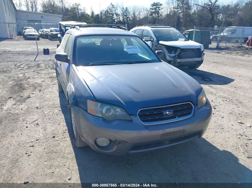 4S4BP61C657393822 | 2005 SUBARU OUTBACK