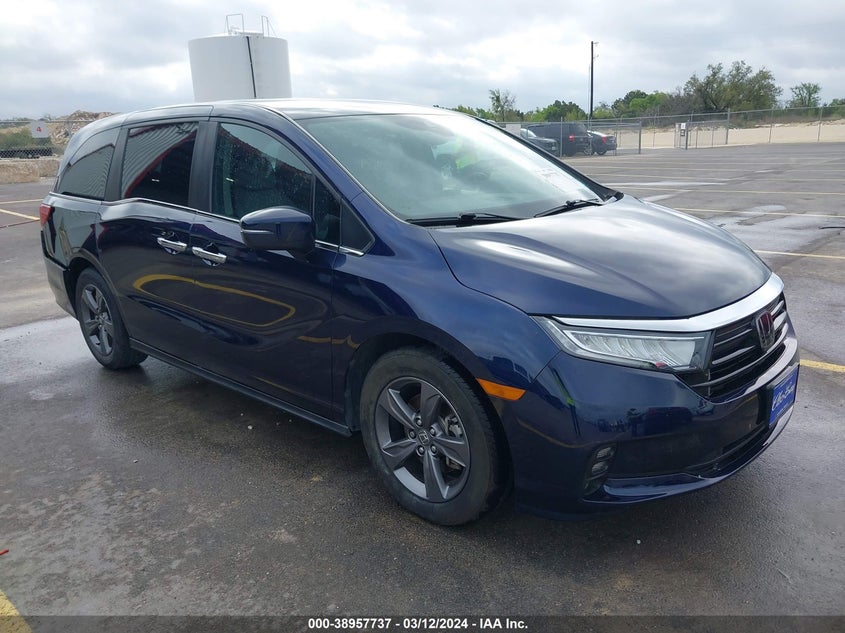 VIN 5FNRL6H53MB043868 2021 HONDA ODYSSEY EX