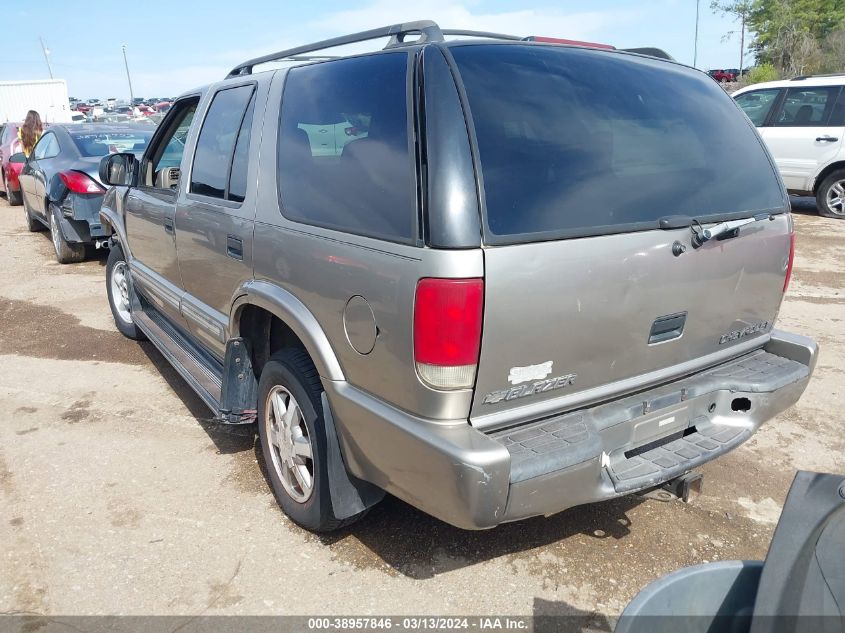 2000 Chevrolet Blazer Ls VIN: 1GNDT13W9Y2153854 Lot: 38957846