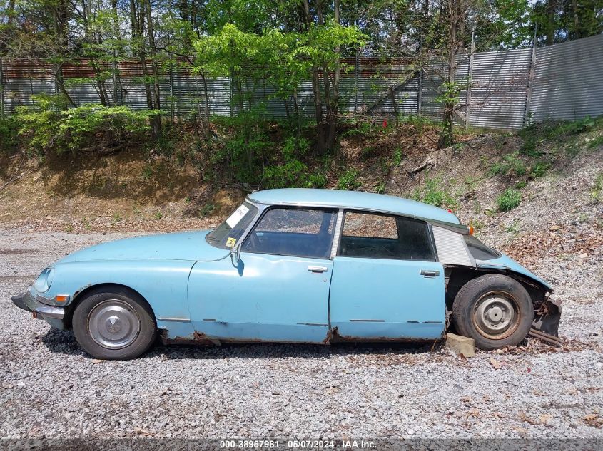 1972 Citroen Ds21 VIN: 01FC0231 Lot: 38957981