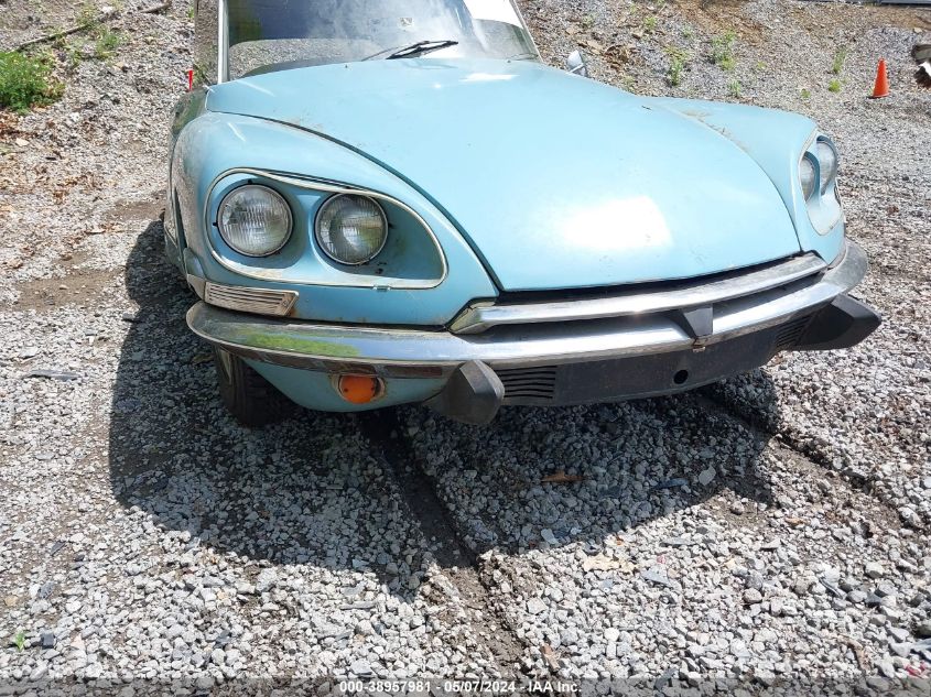 1972 Citroen Ds21 VIN: 01FC0231 Lot: 38957981