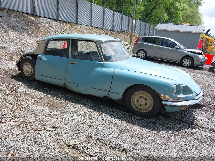 1972 Citroen Ds21 VIN: 01FC0231 Lot: 38957981