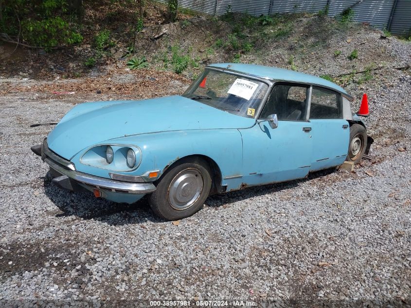 1972 Citroen Ds21 VIN: 01FC0231 Lot: 38957981