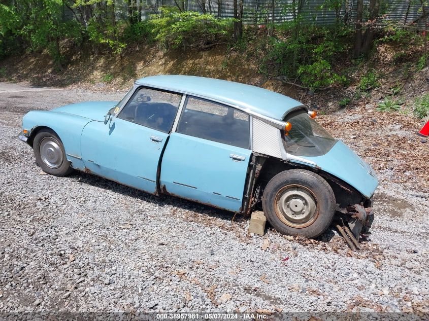 1972 Citroen Ds21 VIN: 01FC0231 Lot: 38957981