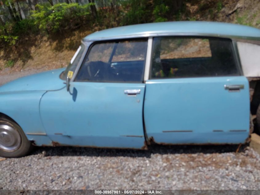 1972 Citroen Ds21 VIN: 01FC0231 Lot: 38957981