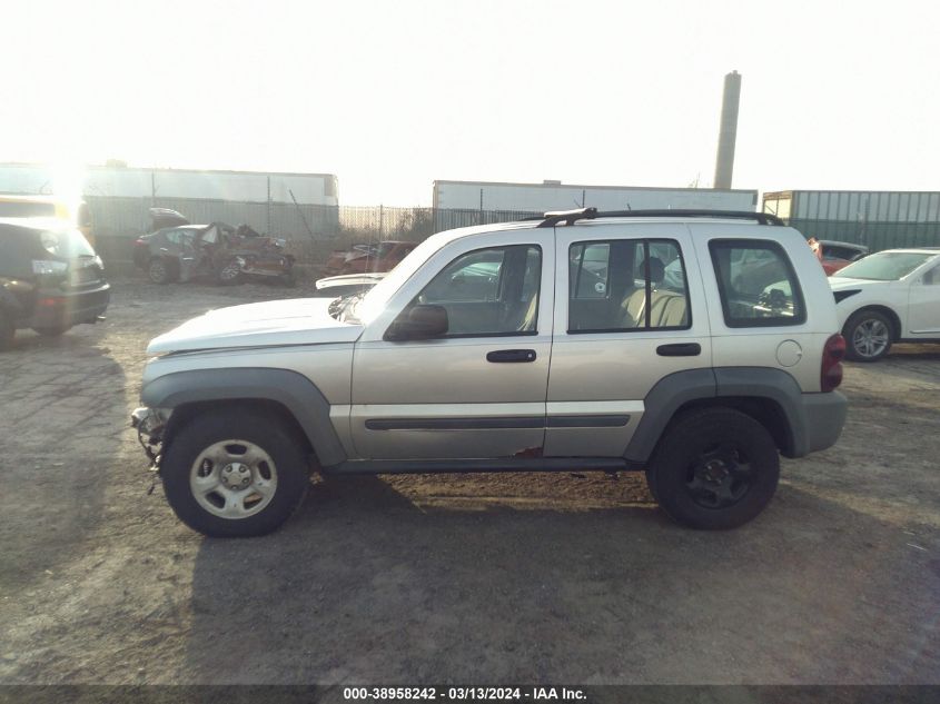 2005 Jeep Liberty Sport VIN: 1J4GL48K25W691727 Lot: 38958242