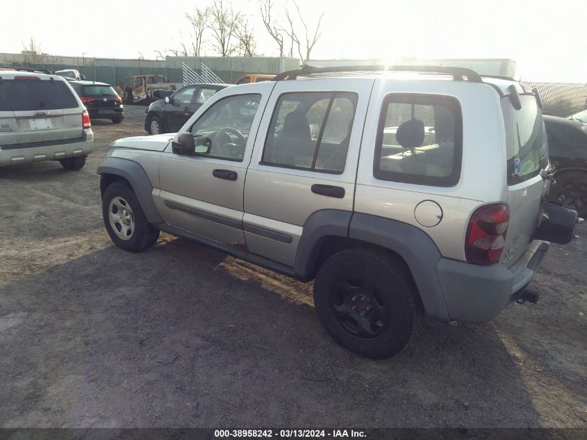 2005 Jeep Liberty Sport VIN: 1J4GL48K25W691727 Lot: 38958242