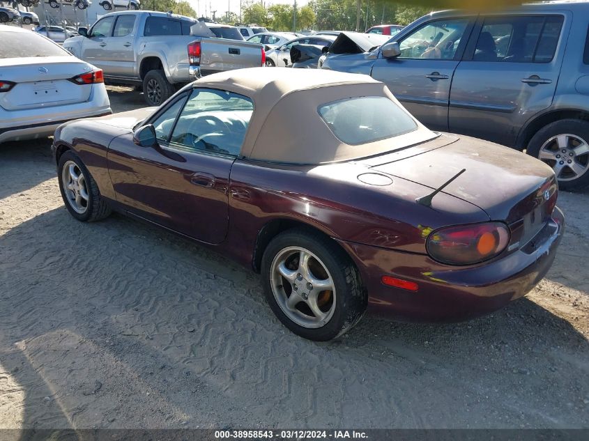 1999 Mazda Mx-5 Miata Leather Pkg/Popular Equipment Pkg/Sports Pkg/Touring Pkg VIN: JM1NB3537X0119212 Lot: 38958543