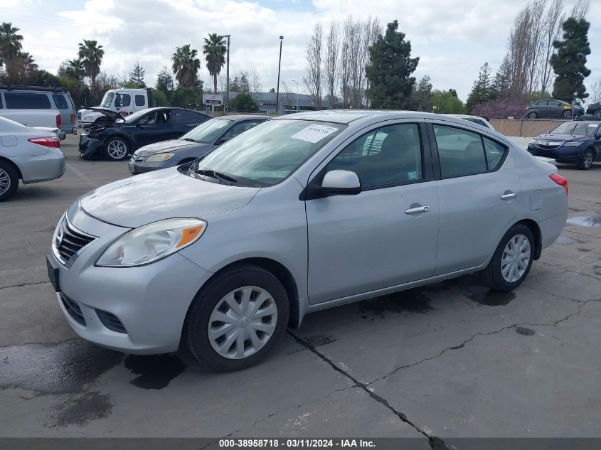 2014 Nissan Versa 1.6 S/1.6 S+/1.6 Sl/1.6 Sv VIN: 3N1CN7AP5EK453780 Lot: 38958718