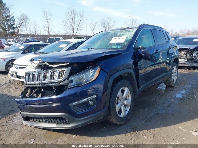 VIN 3C4NJDBB2LT150305 2020 JEEP COMPASS LATITUDE