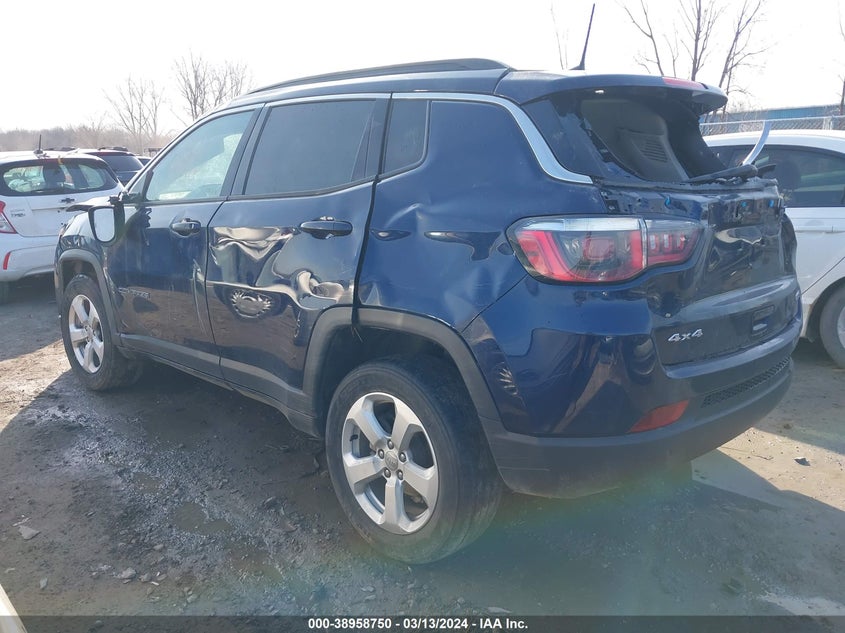 VIN 3C4NJDBB2LT150305 2020 JEEP COMPASS LATITUDE