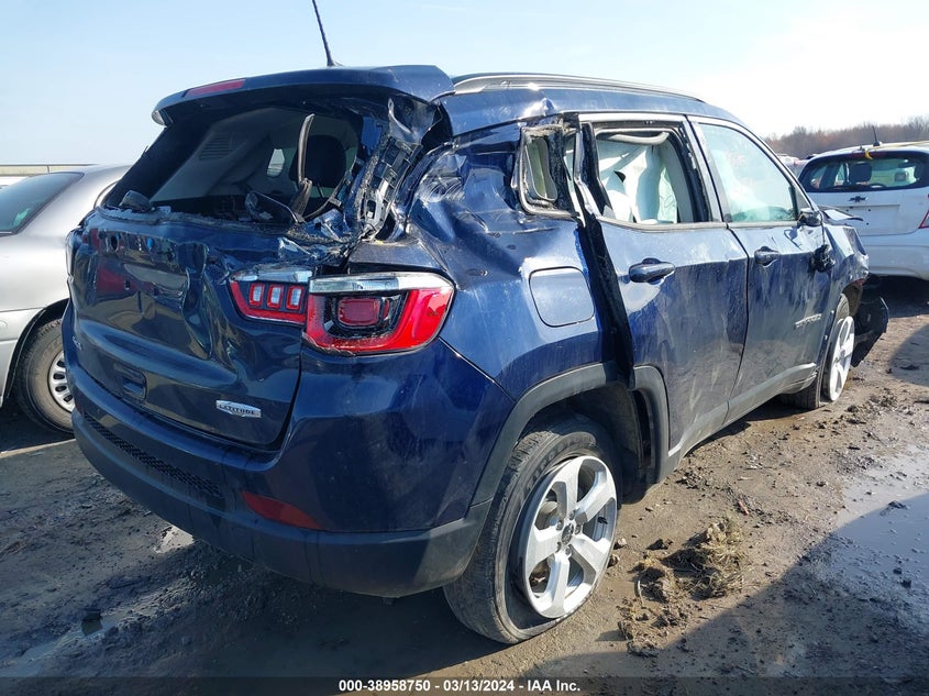 VIN 3C4NJDBB2LT150305 2020 JEEP COMPASS LATITUDE