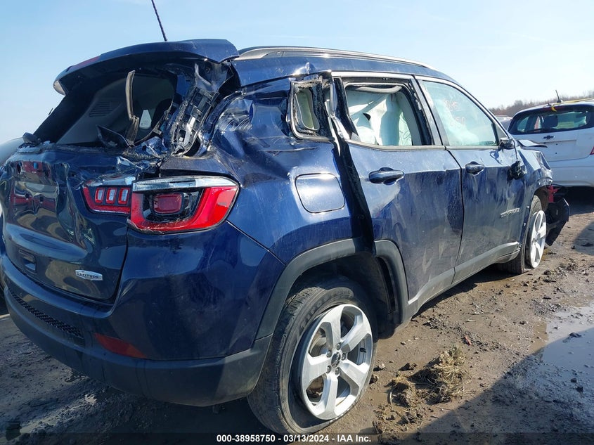 VIN 3C4NJDBB2LT150305 2020 JEEP COMPASS LATITUDE