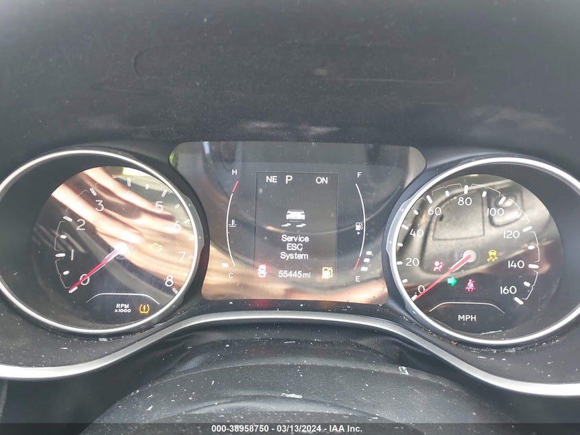 VIN 3C4NJDBB2LT150305 2020 JEEP COMPASS LATITUDE