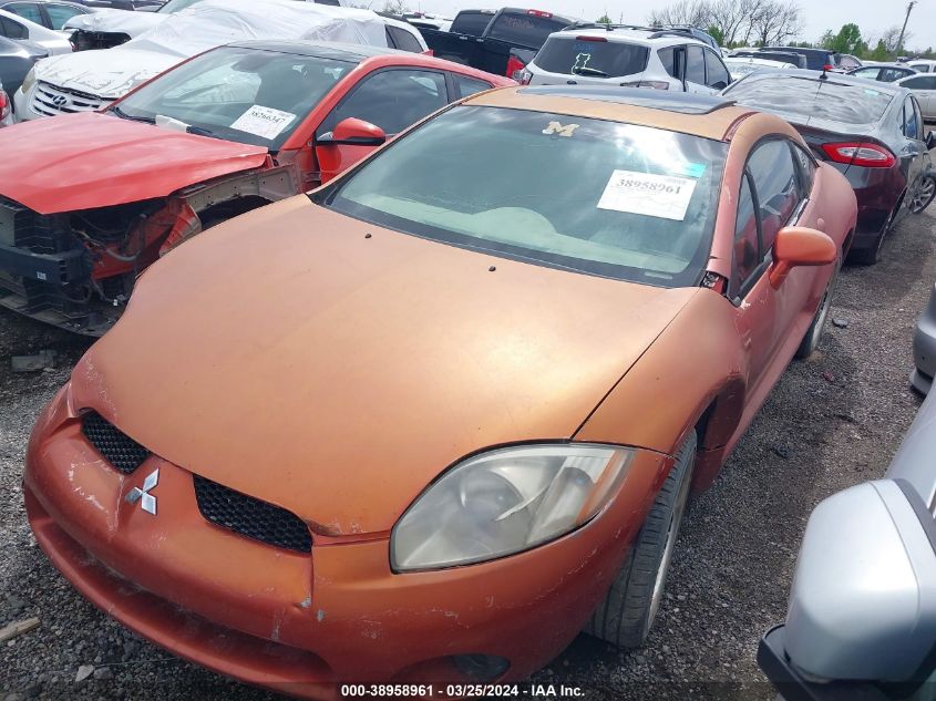 2006 Mitsubishi Eclipse Gs VIN: 4A3AK24F16E041691 Lot: 38958961