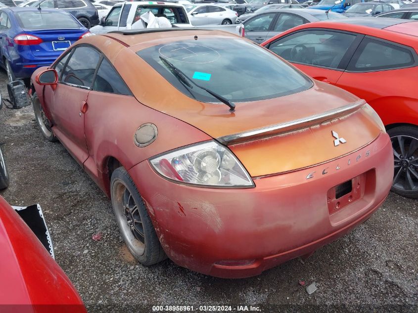 2006 Mitsubishi Eclipse Gs VIN: 4A3AK24F16E041691 Lot: 38958961