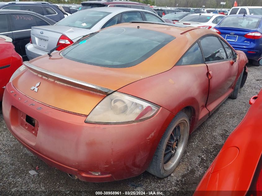 2006 Mitsubishi Eclipse Gs VIN: 4A3AK24F16E041691 Lot: 38958961