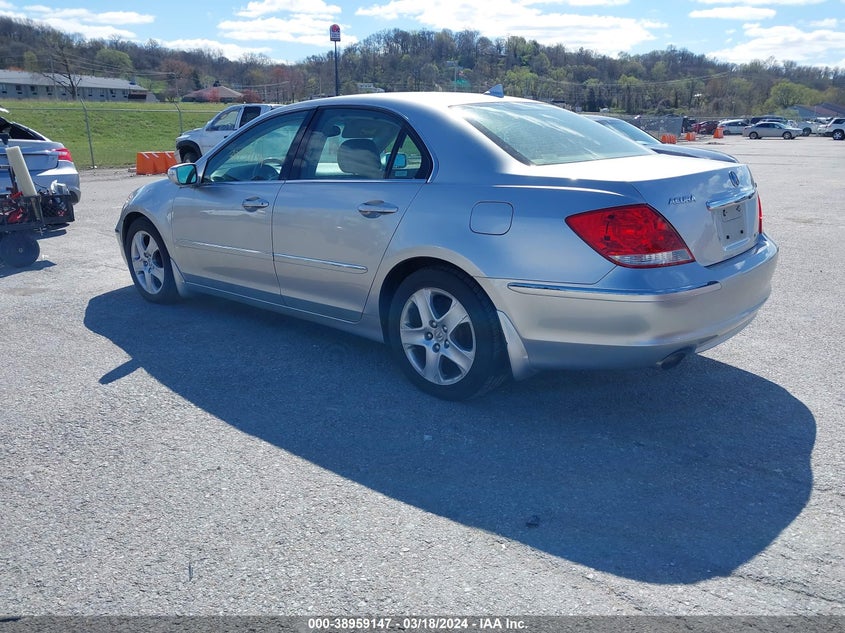2005 Acura Rl 3.5 VIN: JH4KB16525C006348 Lot: 38959147