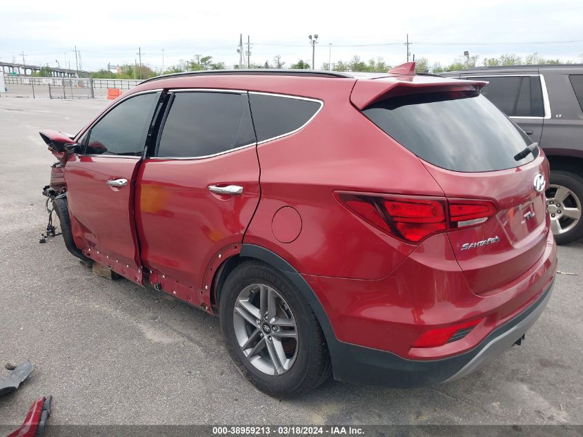 2017 Hyundai Santa Fe Sport 2.4L VIN: 5XYZU3LB5HG399570 Lot: 38959213