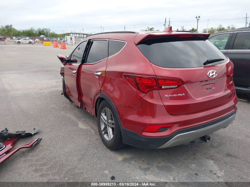 2017 Hyundai Santa Fe Sport 2.4L VIN: 5XYZU3LB5HG399570 Lot: 38959213