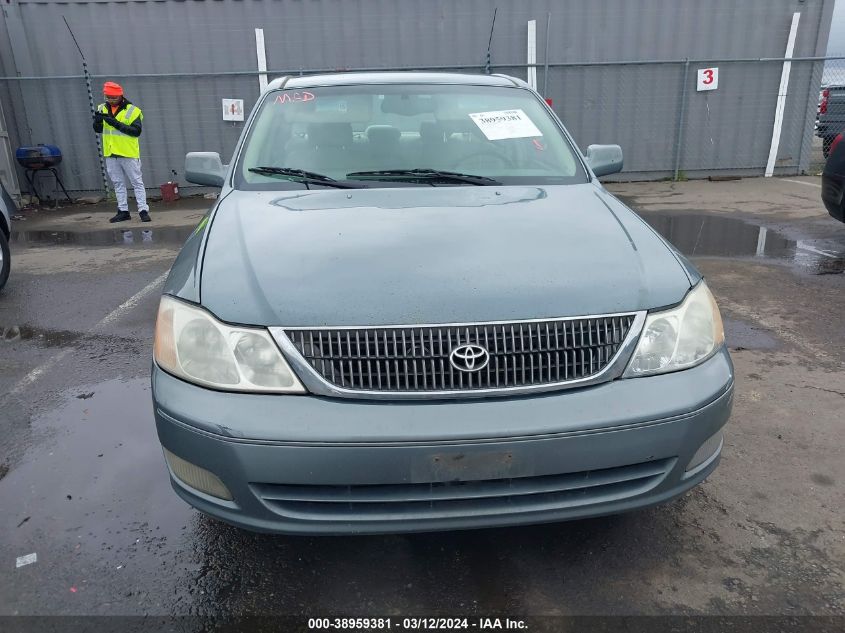 2001 Toyota Avalon Xls W/Bucket Seats VIN: 4T1BF28B51U148949 Lot: 38959381