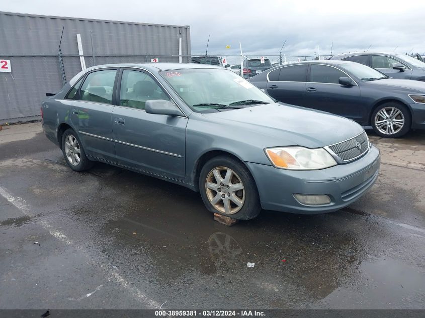 2001 Toyota Avalon Xls W/Bucket Seats VIN: 4T1BF28B51U148949 Lot: 38959381