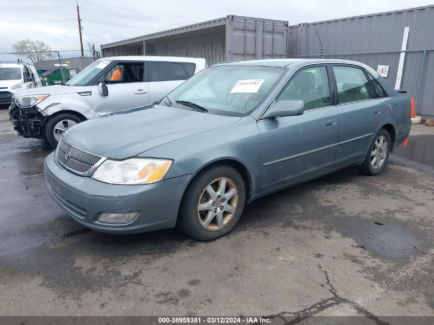 2001 Toyota Avalon Xls W/Bucket Seats VIN: 4T1BF28B51U148949 Lot: 38959381