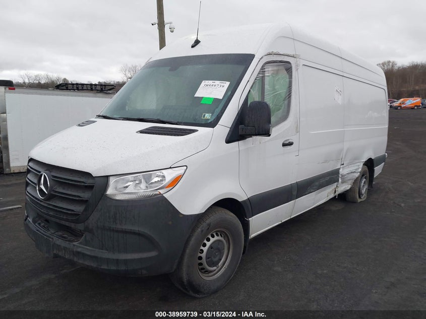 2023 Mercedes-Benz Sprinter 2500 High Roof 4-Cyl Diesel Ho VIN: W1Y4NCHY5PT145795 Lot: 38959739