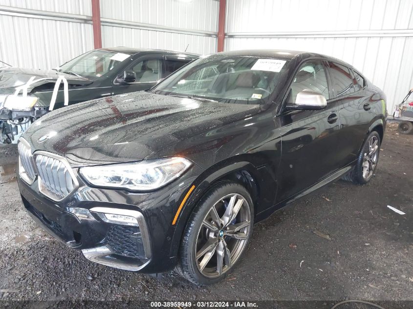 VIN 5UXCY8C0XM9F78156 2021 BMW X6, M50I no.2