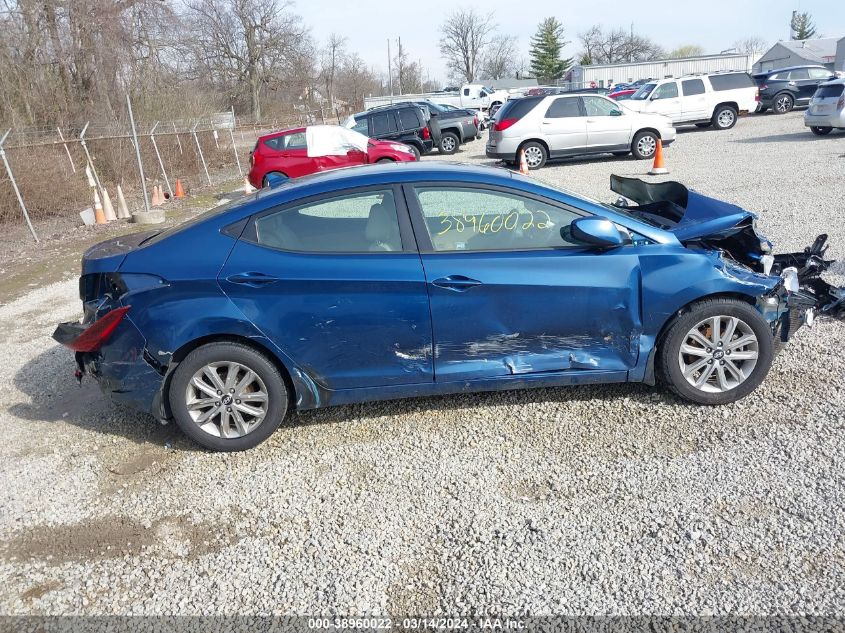 KMHDH4AE6FU350855 | 2015 HYUNDAI ELANTRA