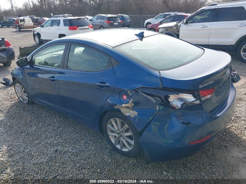 KMHDH4AE6FU350855 | 2015 HYUNDAI ELANTRA