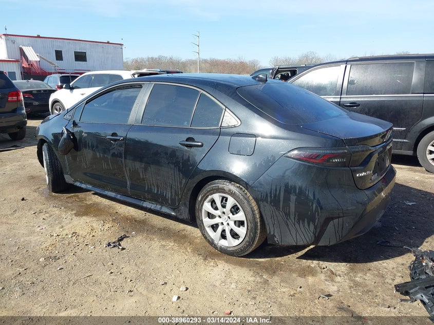 VIN 5YFEPMAE4NP302682 2022 TOYOTA COROLLA LE