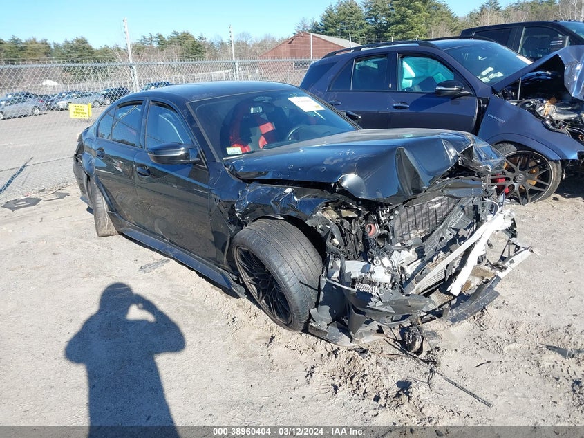 2022 BMW M3 Competition xDrive VIN: WBS43AY02NFM44142 Lot: 38960404