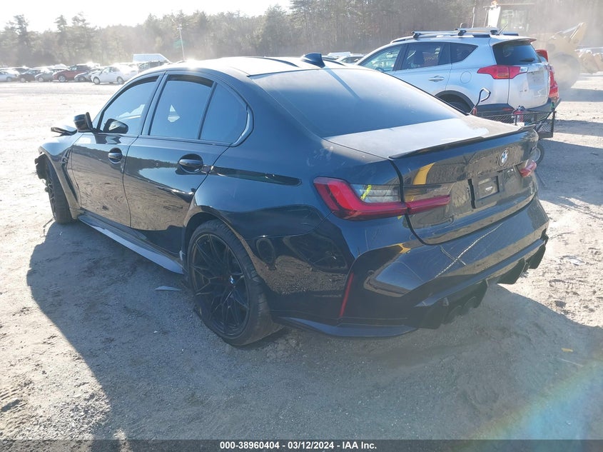 2022 BMW M3 Competition xDrive VIN: WBS43AY02NFM44142 Lot: 38960404