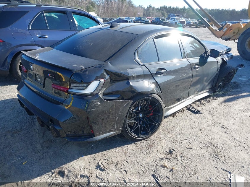 2022 BMW M3 Competition xDrive VIN: WBS43AY02NFM44142 Lot: 38960404
