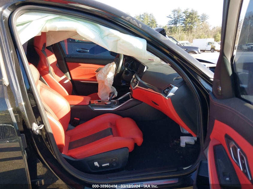 2022 BMW M3 Competition xDrive VIN: WBS43AY02NFM44142 Lot: 38960404