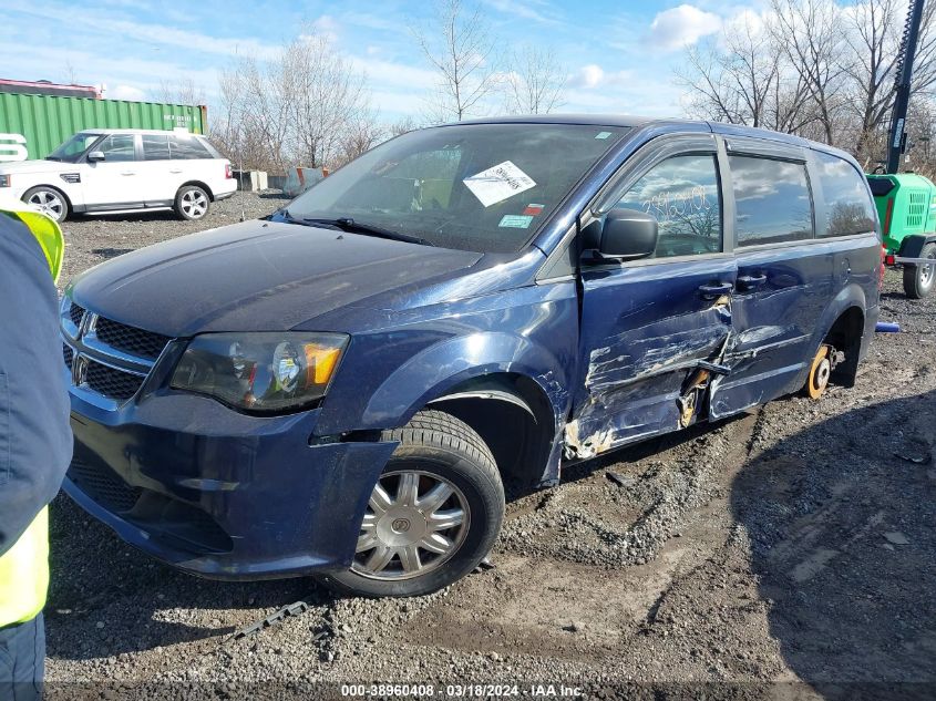 2016 Dodge Grand Caravan Se VIN: 2C4RDGBG4GR122343 Lot: 38960408