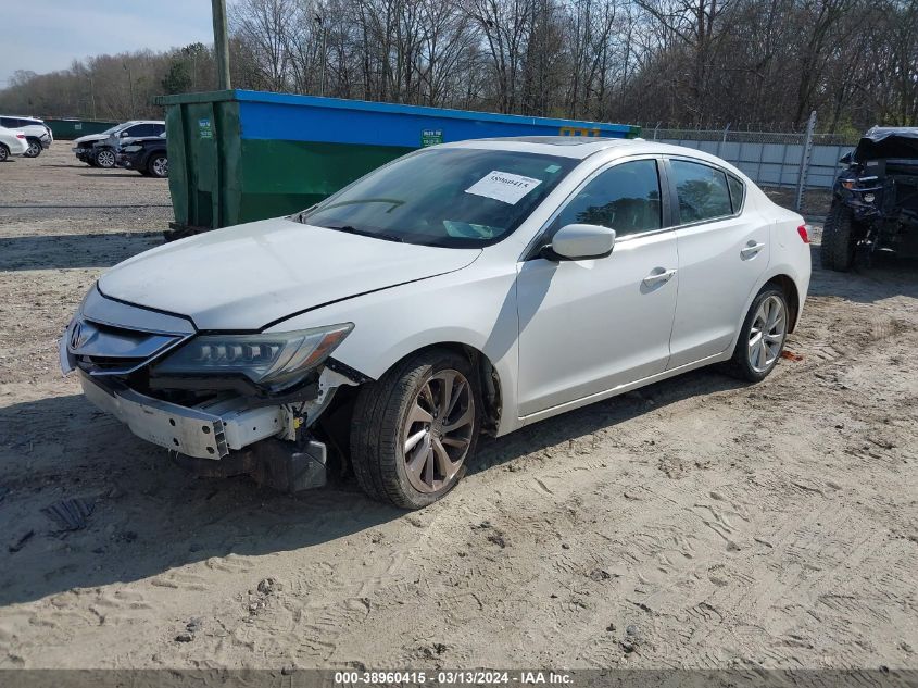 2016 Acura Ilx Premium Package/Technology Plus Package VIN: 19UDE2F7XGA001133 Lot: 38960415