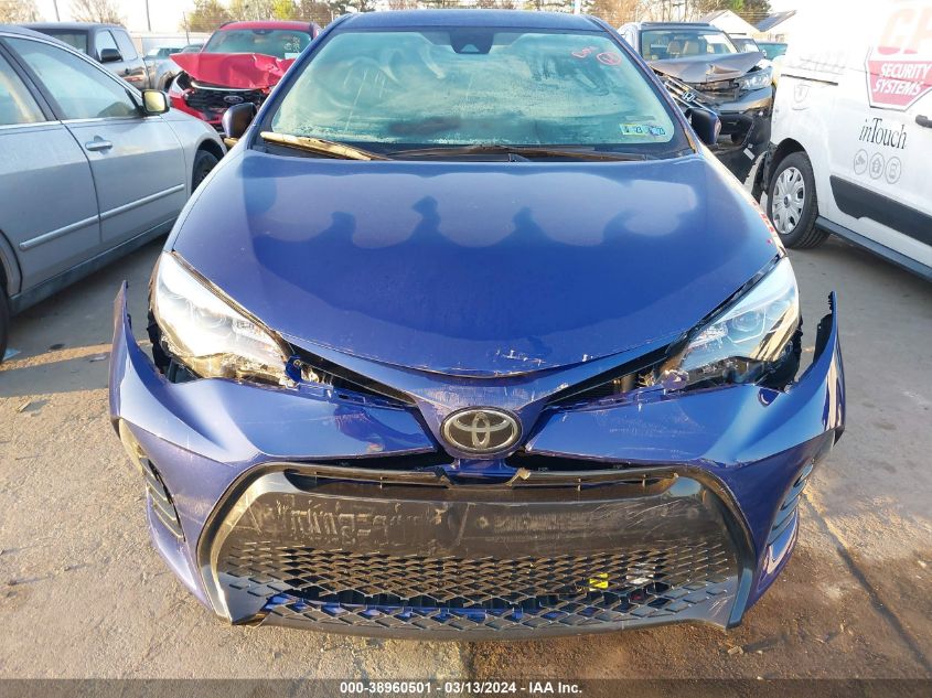 2018 Toyota Corolla Se VIN: 2T1BURHEXJC122843 Lot: 38960501