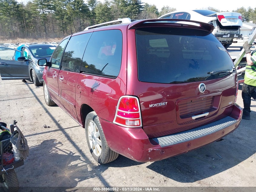 2006 Mercury Monterey Luxury VIN: 2MRDA22296BJ00787 Lot: 38960552