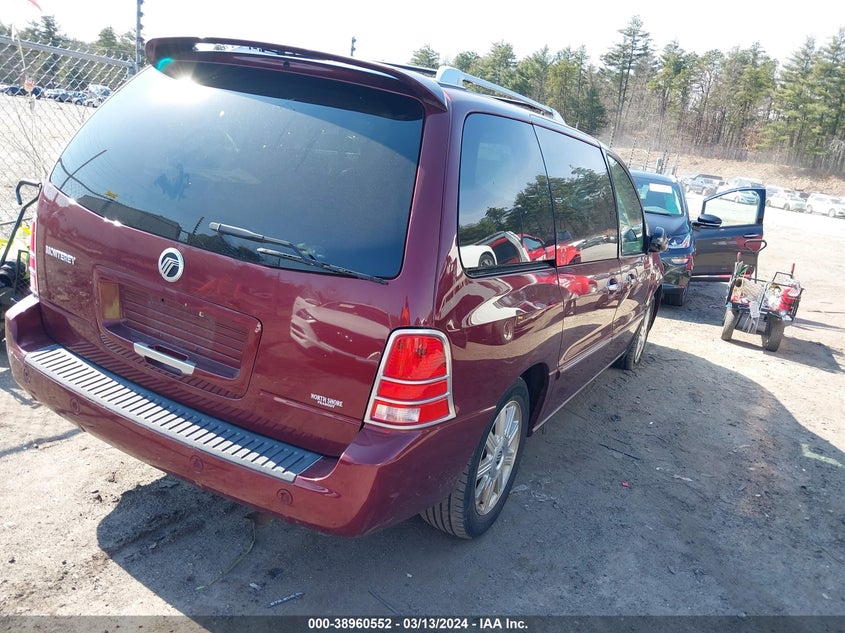 2006 Mercury Monterey Luxury VIN: 2MRDA22296BJ00787 Lot: 38960552