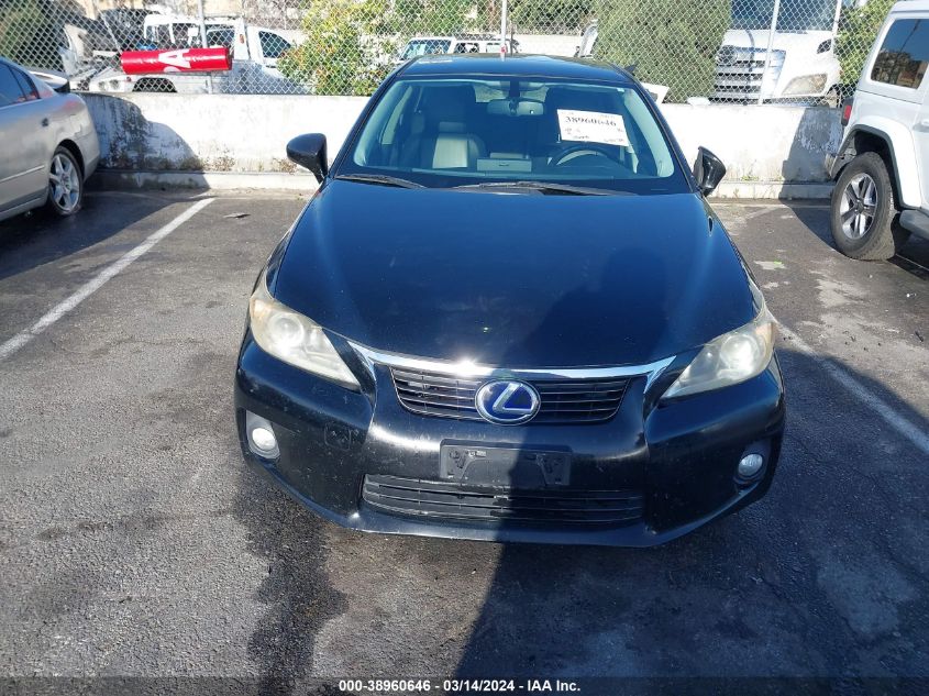 2012 Lexus Ct 200H Premium VIN: JTHKD5BH5C2099726 Lot: 38960646