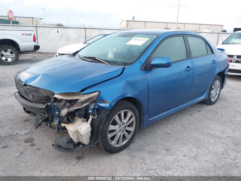 2009 Toyota Corolla S VIN: 2T1BU40E49C156268 Lot: 39921093